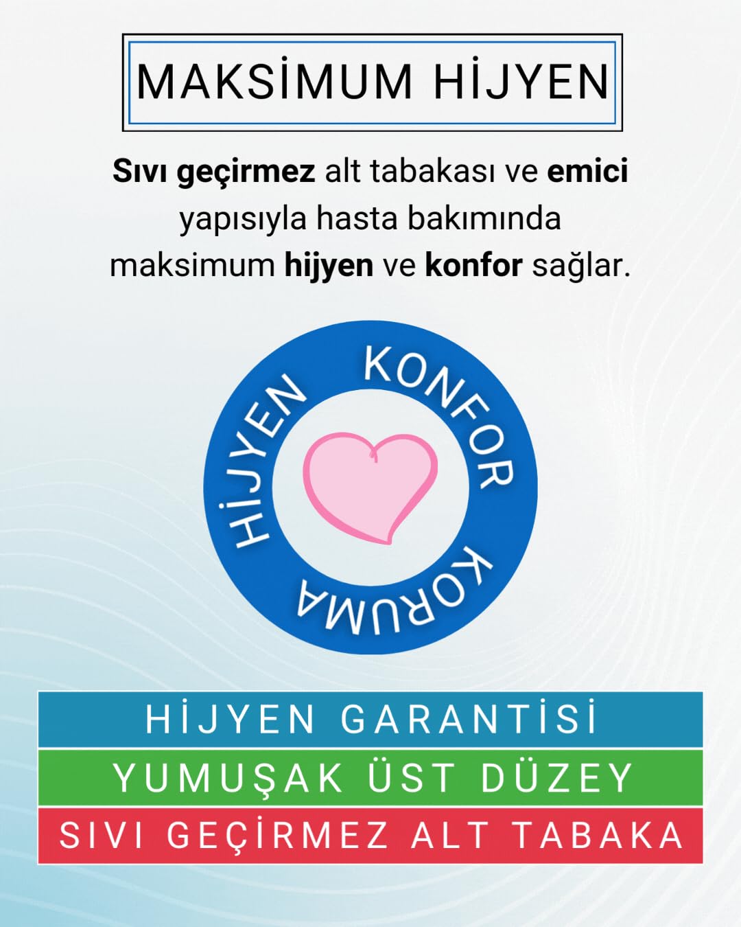 Paddlers Hasta Bakım Yatak Koruyucu Örtü 60x90 cm 60 Adet – Emici, Sıvı Geçirmez