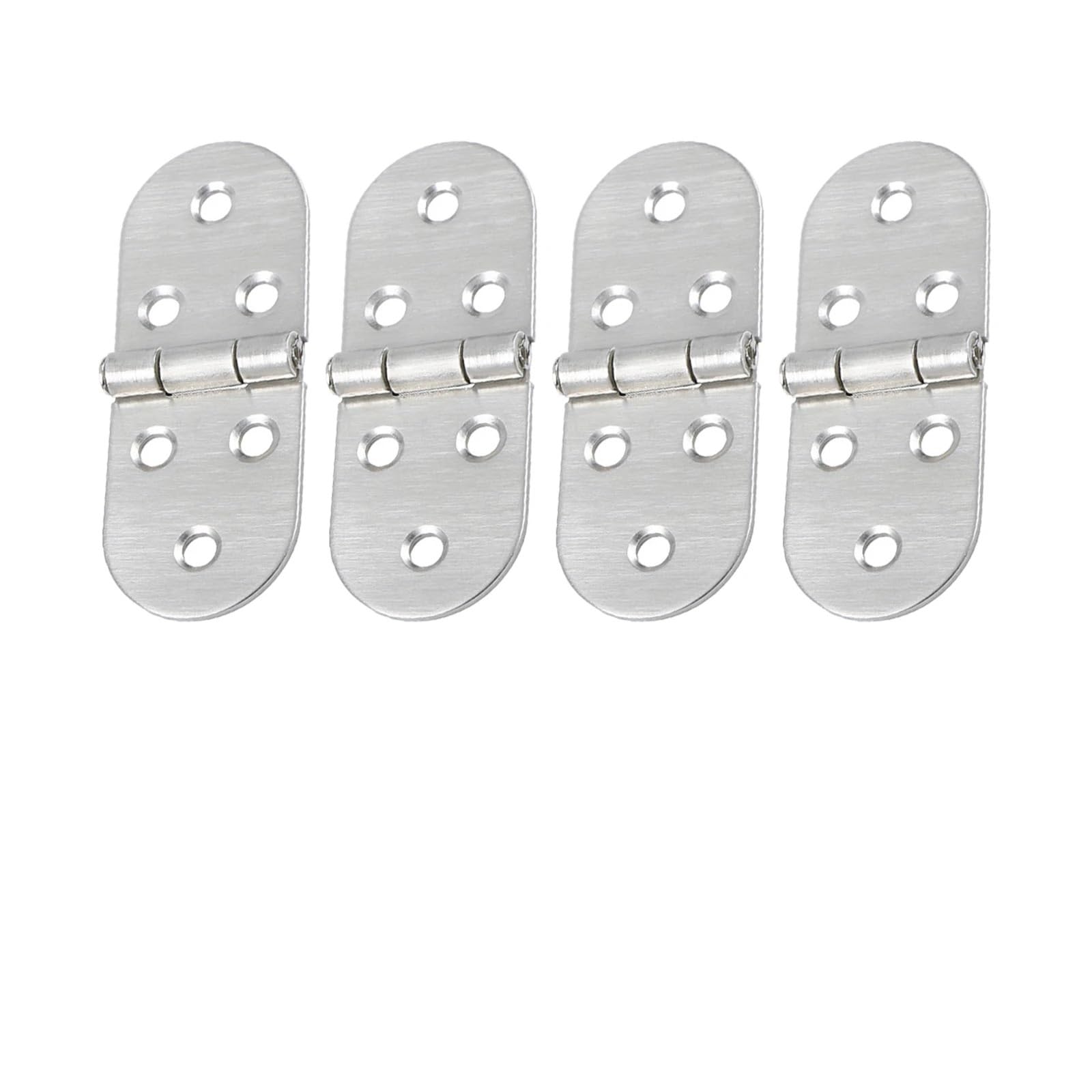 4pcs Stainless Folding Desk Pivot Piano Hinges for Woodsss for Cabinets for Flush for Folding Furniture