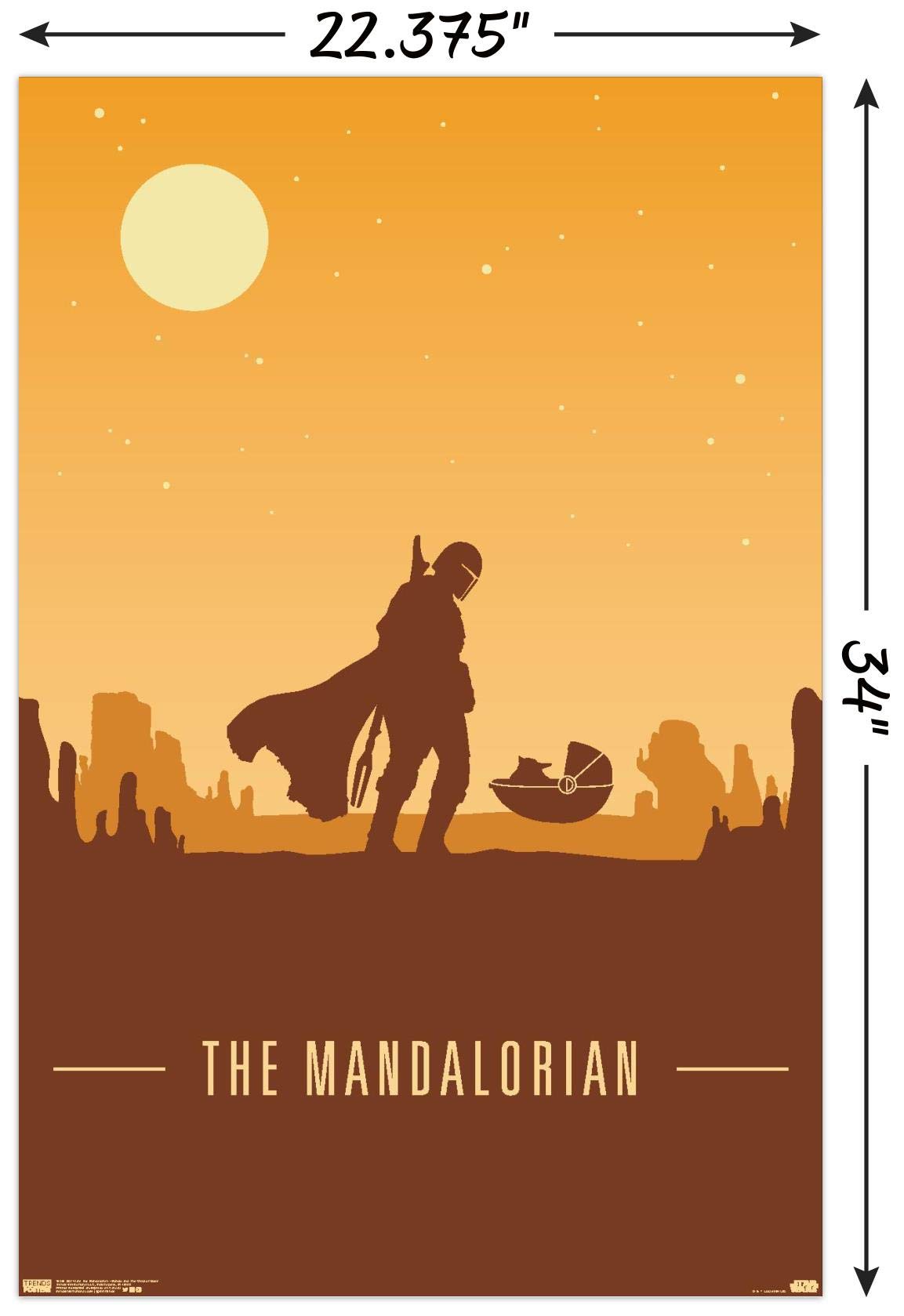 Amazon.com: Trends International Star Wars: The Mandalorian