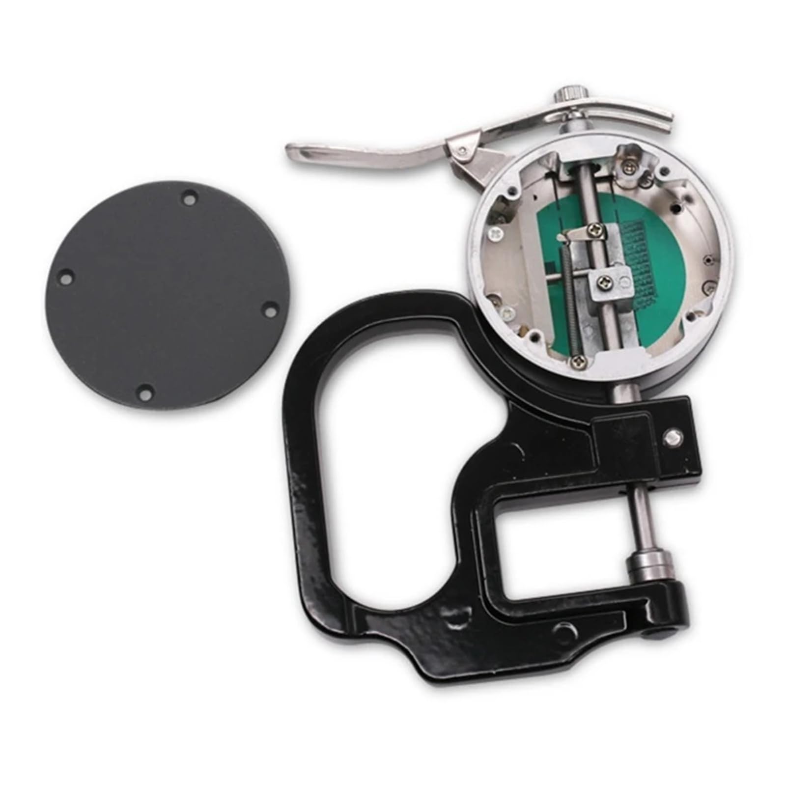 Medidor de espesor digital de 0-12,7 mm y 0,01 mm, micrómetro LCD portátil, comprobador de micras con instrumento de medición Alta Sensibilidad(0.01 mm)
