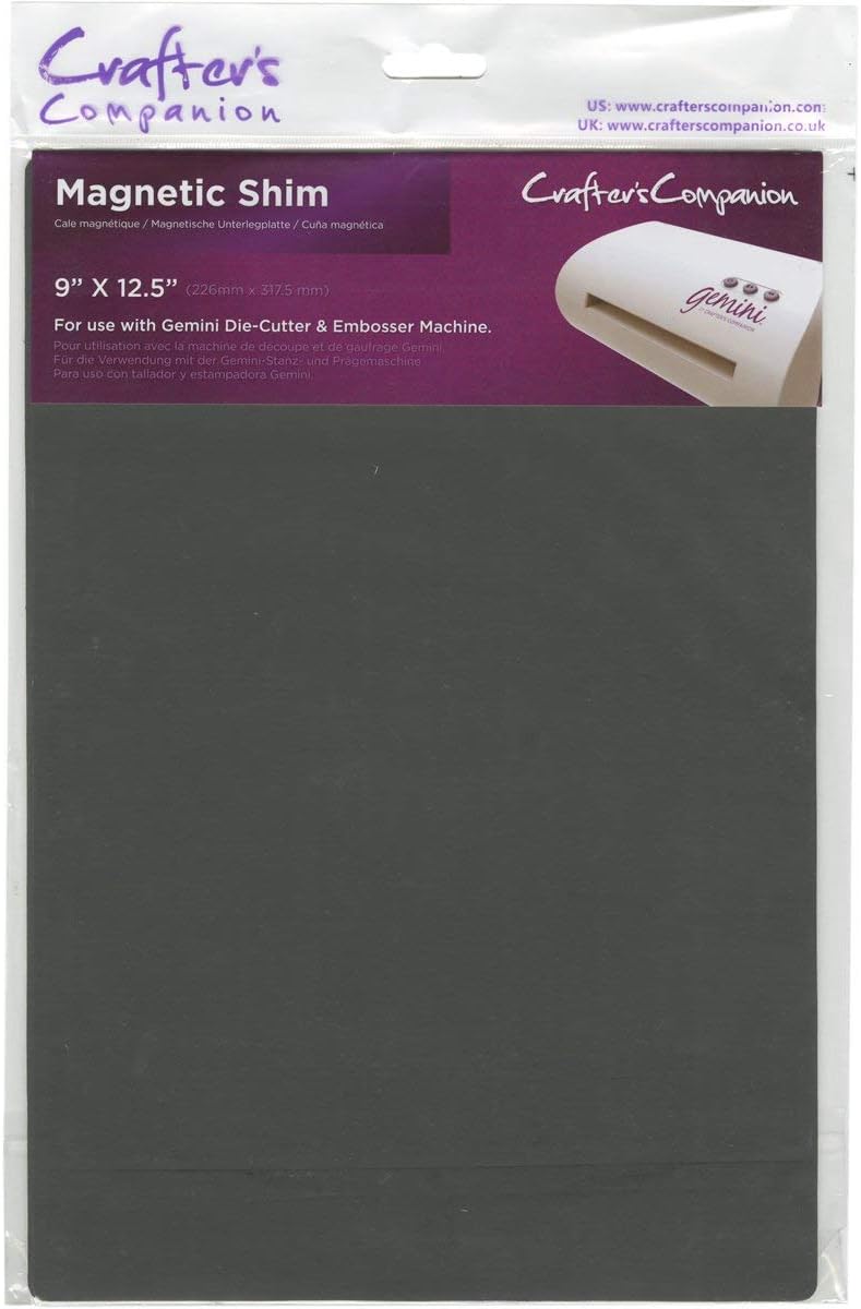 Crafter's Companion Gemini Accessories-Magnetic Shim (2pk), Black, 36 x 23.4 x 0.2 cm