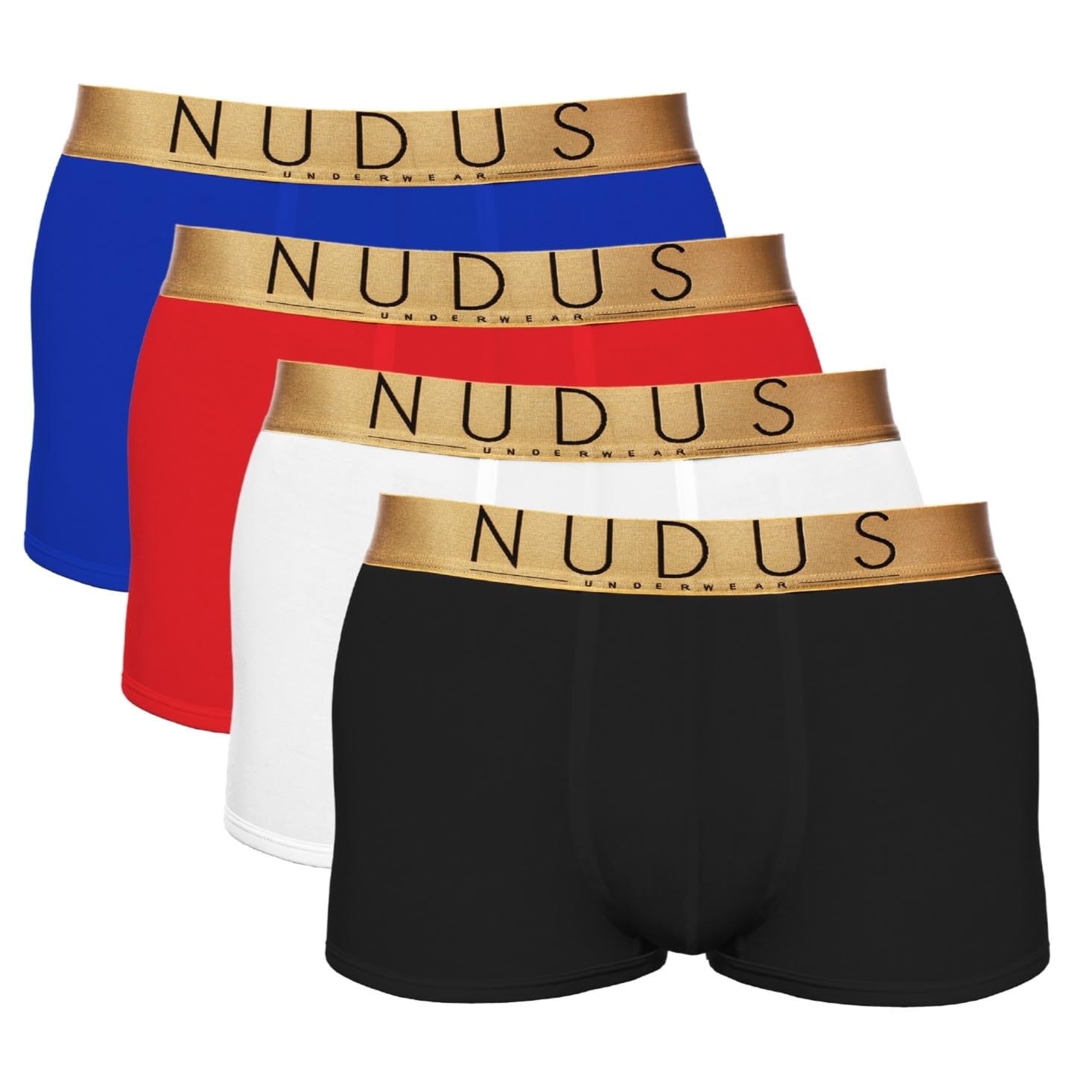 NUDUS Men's Bamboo Rayon 2 Pouches Underwear - Pack Of 4 Gift Box Briefs…