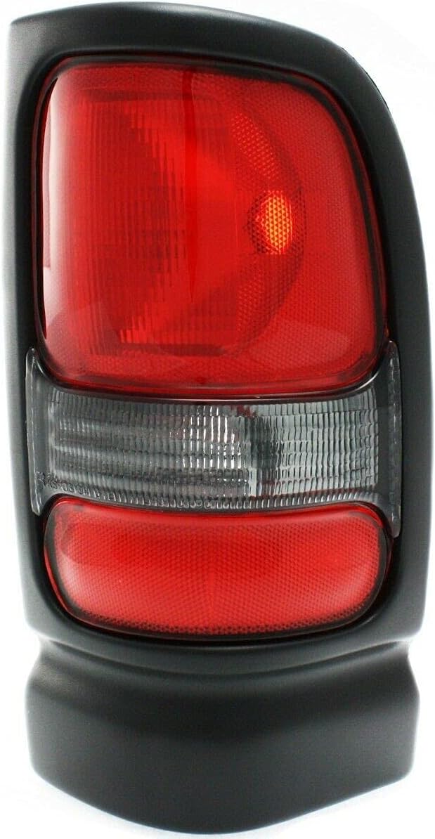 Tail Light For 1994 1995 1996 1997 1998 1999 2000 2001 2002 Dodge Ram 1500 2500 3500 - Fits Passenger Side of Dodge Ram Tail Lights - Includes Lens and Housing