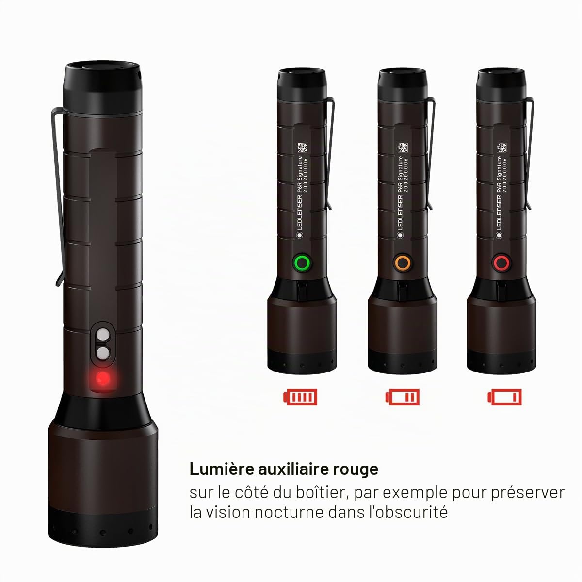 Ledlenser P6R Signature Lampe torche rechargeable 1400lm, 240m portée, IP68 | Mise au point réglable, 170 g, jusqu'à 60 h d'autonomie, modes SOS et Strobe, idéale pour la randonnée et le camping | 2020