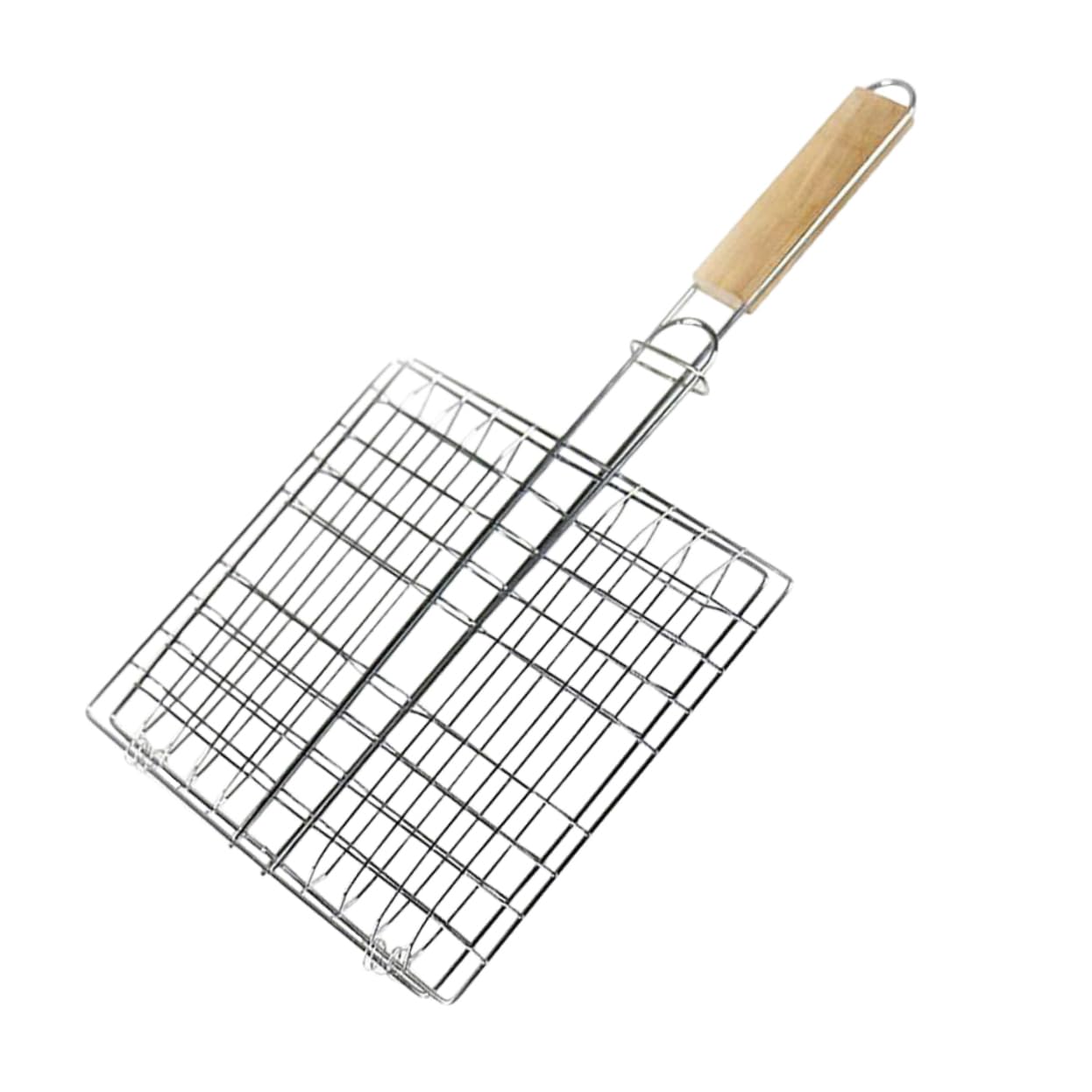 BESPORTBLE Bbq Fish Grill Basket Grilled Fish Tool Sturdy Stainless Steel for Outdoor Cooking