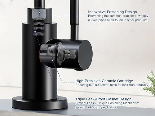 Miniatura 5 de Llave con Filtro de Agua, VMASSTONE - Llave de Ósmosis Inversa que se Adapta a la Mayoría de Unidades RO o Sistema de Filtración de Agua sin Hueco