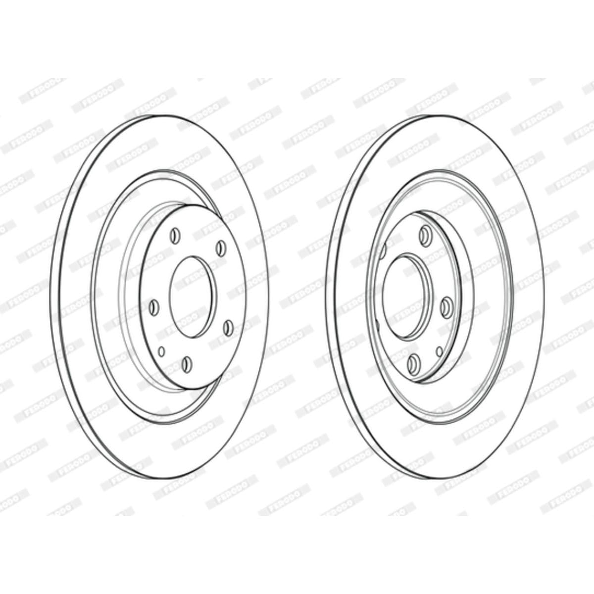 Tarcza hamulcowa FERODO DDF2609C K01126251A