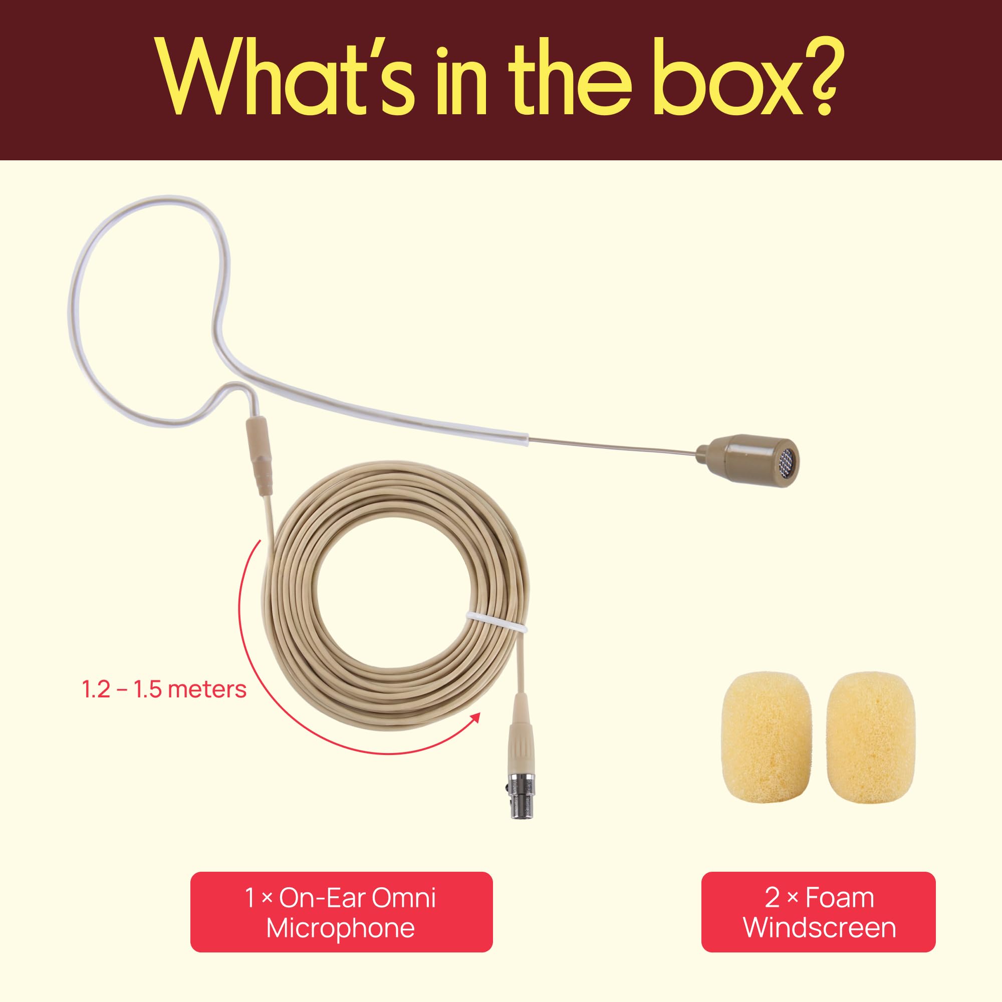 Pyle In-Ear Elektret Microfoon - Professioneel Mini Omnidirectioneel