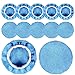 SIQUK 12 Packs Polisher Pad Bonnet (5 to 6 Inches) Buffing Pad Cover Soft Microfiber Car Polishing Bonnet for Car Polisher
