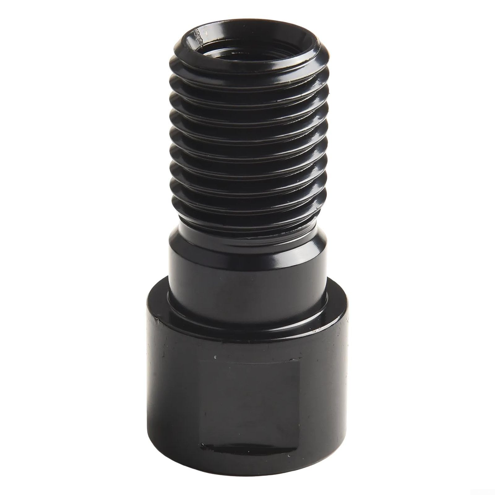 Adaptateur de taraud pour carotteuse M22 - Filetage extérieur vers filetage intérieur 1-1/4-7 - Convertisseur en chrome - Pour applications de perçage - Noir
