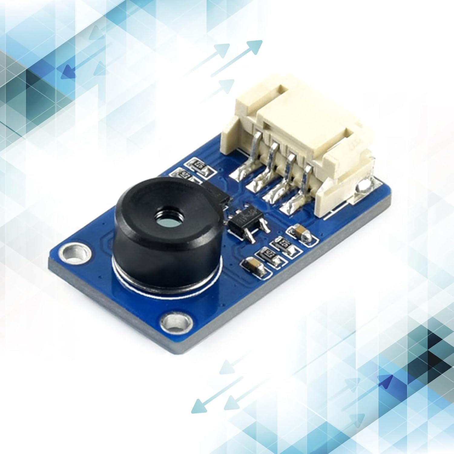 MLX90640-D110 Thermal Imaging Camera Module 32x24 Pixels 110 Degree Field of View I2C Interfaces for RPi ESP32 32x24 Pixels Camera Intrusion Detection