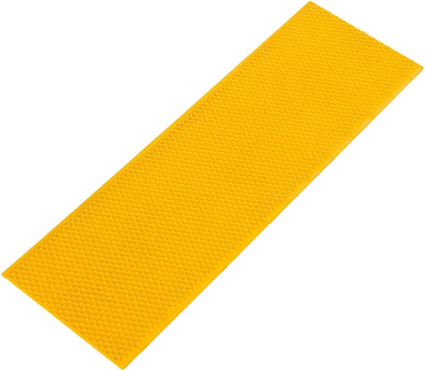 BeeCastle 10pcs Yellow Beehive Frame Beeswax Coated Foundation Sheet,Waxed Foundation Sheets, 5-5/8-Inch Medium Foundation for Beehive Medium Frames - Image 4