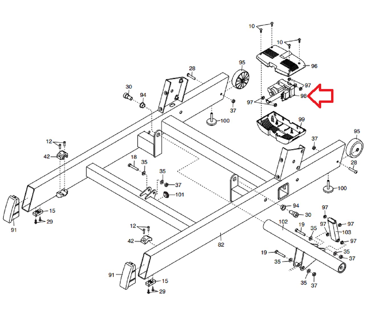 H.F Exchange Incline Lift Elevation Motor Actuator, Versatile & Durable Design, Precise Movement, Swift Performance Exercise Equipment for Treadmills P/N 356783 Work with Pro-Form PFTL210123