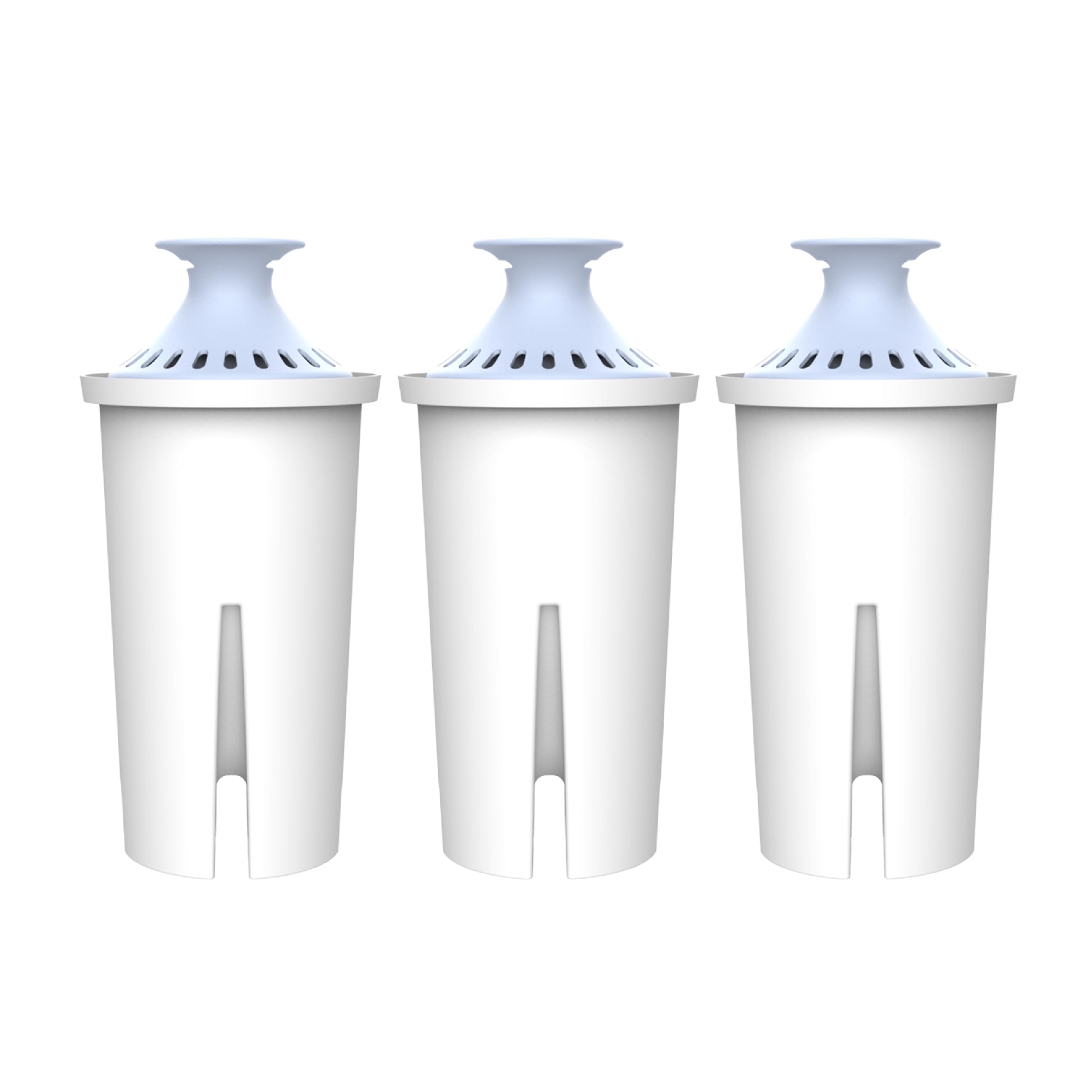 AQUA CREST Alkaline Water Filter, Intended for Brita® Pitchers and Dispensers, Everyday, UltraMax, Metro+, XL and More, NSF Certified, 2 Months, 3 Count, Mineralized Alkaline Water, Increases Water PH