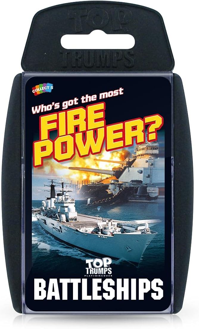 Top Trumps Winning Moves Top Trumps Battleships Card