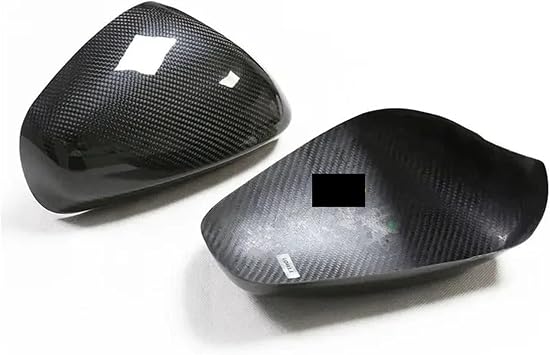 Mirror Cover Compatible With GranTurismo GT 2007-2020 Add-on Replace Pure Dry Carbon Fiber Side Rearview CapsPaste style