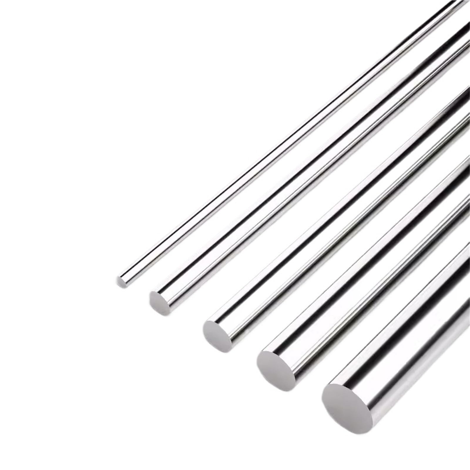 Varillas Redondas De Acero Inoxidable Barra redonda de acero inoxidable con eje lineal rectificado de 500 mm de longitud(6mm (3Pcs))