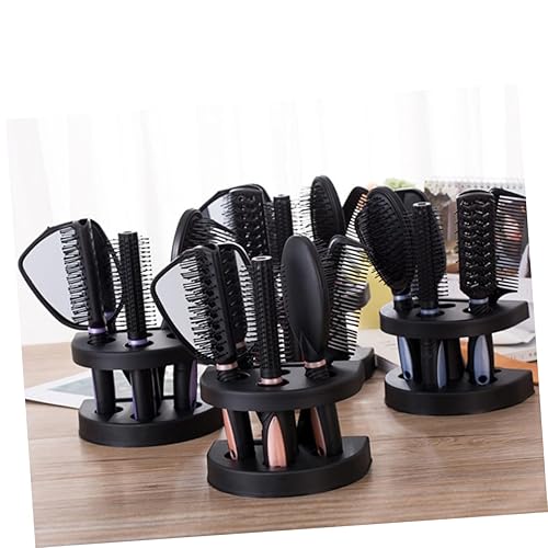 Miniatura 3 de Beavorty Juego de 5 peines de pelo de espejo, 5 peines para cabello rizado, herramienta para el cuidado del cabello, kit profesional de peluquería y