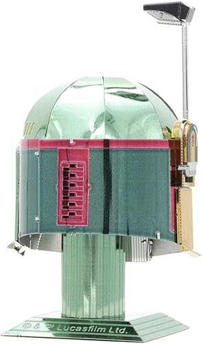 Miniatura 6 de Metal Earth Fascinations Star Wars Boba Fett - Kit de casco de metal 3D con pinzas