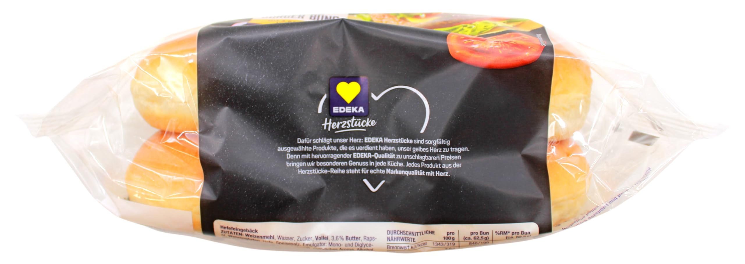 Herzstücke Brioche Burger Buns, 9er Pack (9 x 250g)
