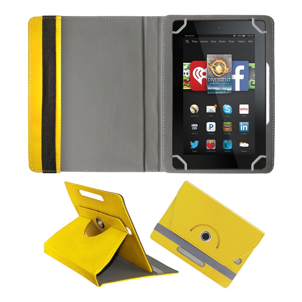 Fastway Rotating 360° Leather Flip Case for Amazon Fire HD 7 Tablet Yellow (B0758C5JG1) Amazon Price History, Amazon Price Tracker
