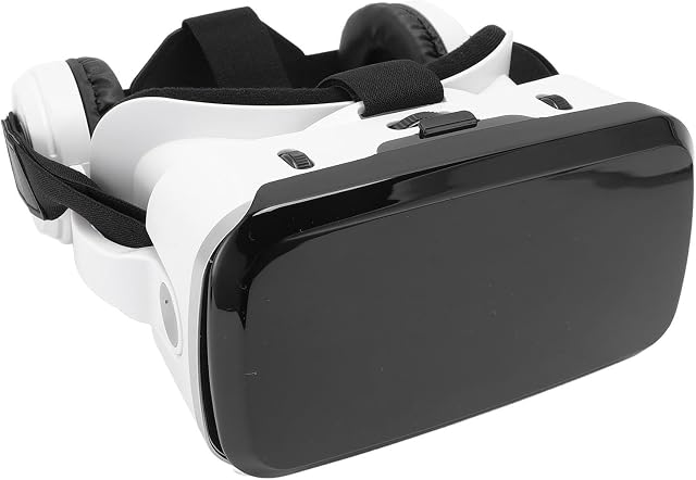 Annadue Cuffie VR, Occhiali per realtà Virtuale per Telefoni da 5,5 a 7,2 Pollici, Occhiali 3D VR con Lente Anti Luce Blu per Giochi TV, Film