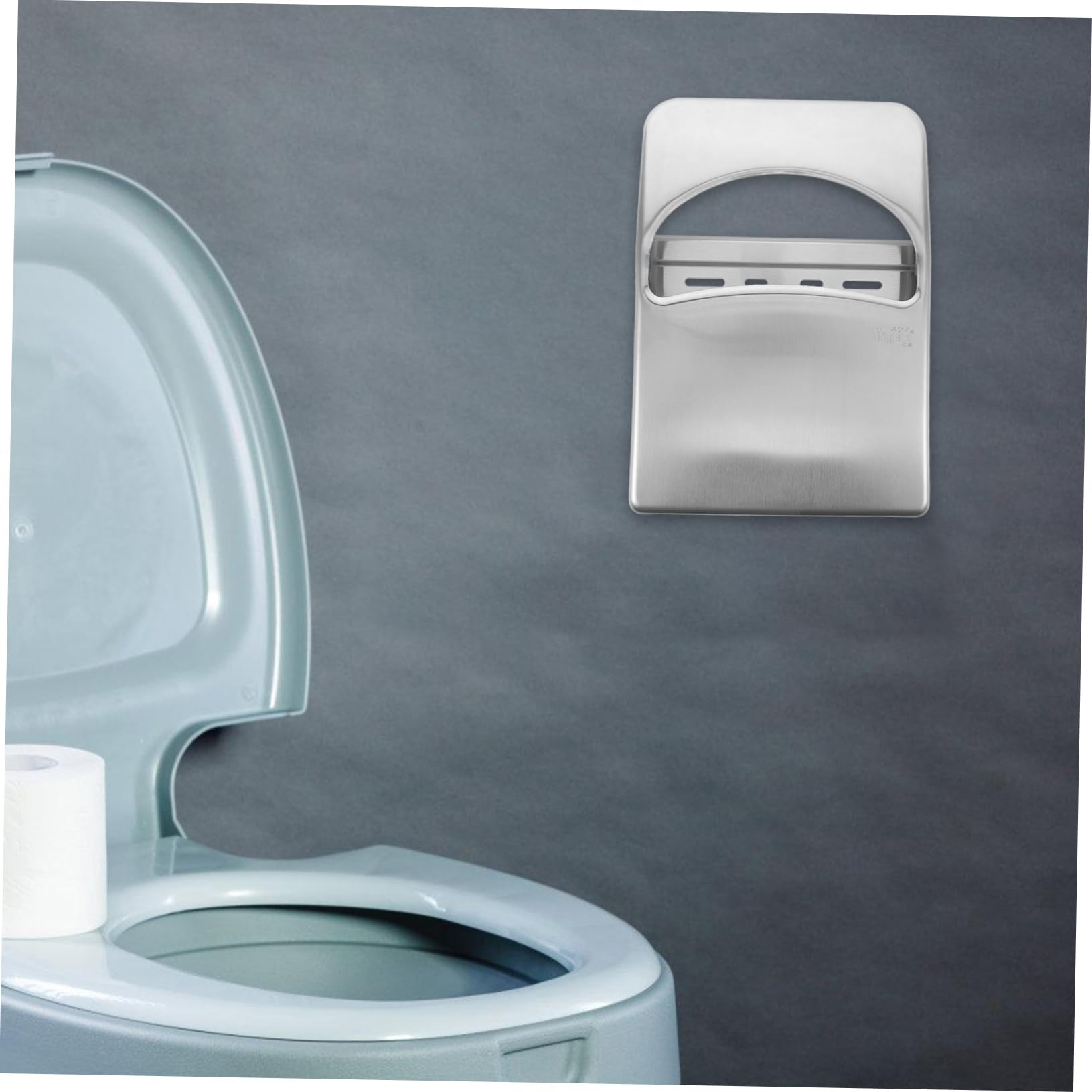 Dispenser Copriwater Acciaio Inossidabile Per Bagni Commerciali Supporto Per Coprisedile Per Uffici e Ristoranti Design Funzionale e Capacità Generosa Per Ambienti Ad Traffico