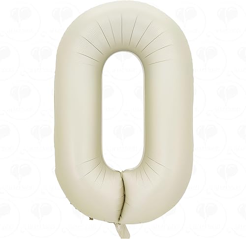 Miniatura 1 de AFTERLOON - Globos digitales gigantes de helio de 40 pulgadas, color rosa sólido brillante de 40 pulgadas, decoraciones de segundo cumpleaños para