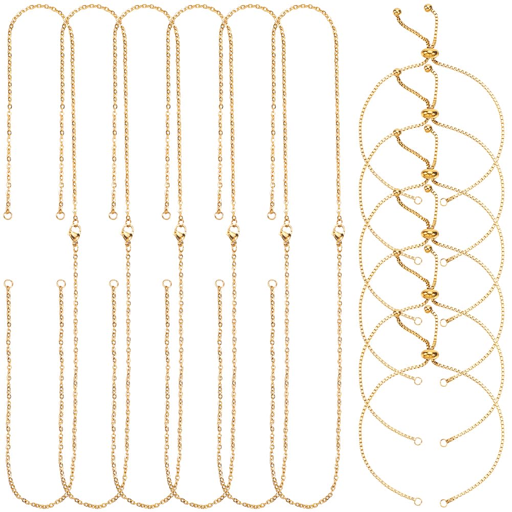 Chaîne coulissante acier inoxydable fermoir mousqueton matériel fabrication bijoux DIY