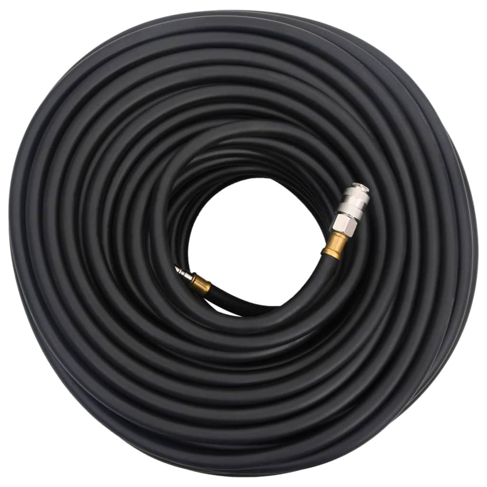 Tubo Aria Ibrido Nero 0,6" 20 m in Gomma e PVC, Tubo Aria Ibrido, Tubo Pneumatico, Tubo Aria Flessibile, Tubo Aria compressa