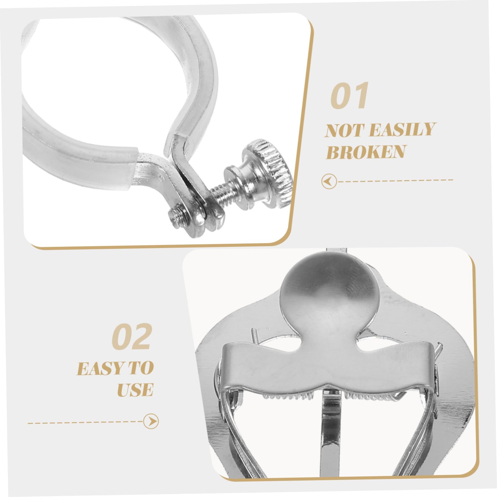 NULYLU Clarinet Music Score Clamp Portable Clarinet Lyre Holder Clip Easy to Use