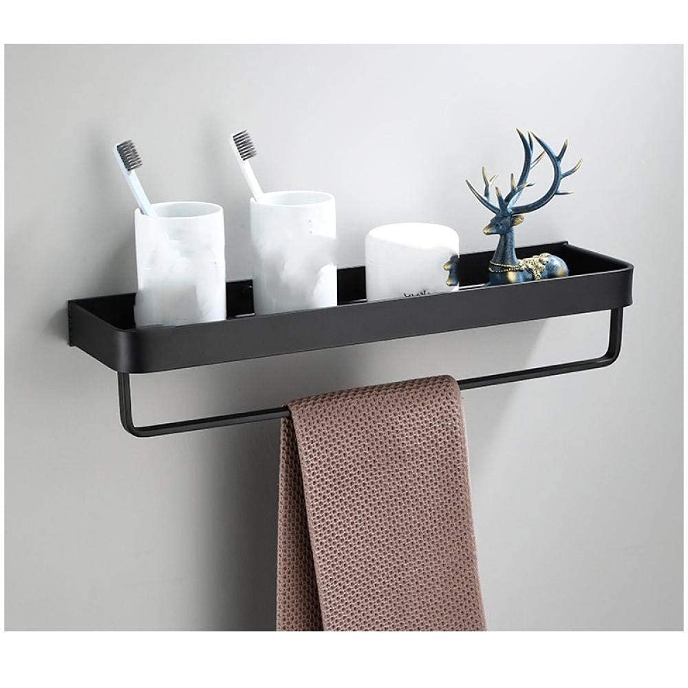 Serviette murale toujours sèche avec la peinture unipolaire noire et son rangement 60cm
