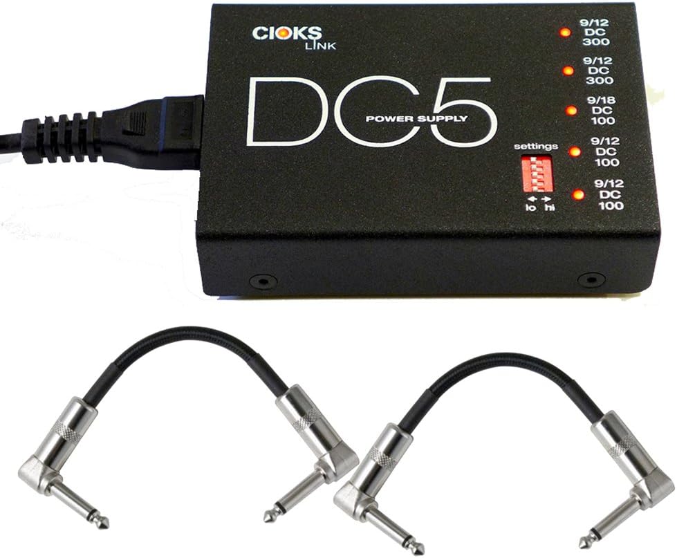 Cioks DC5 Link Professional Power Supply and Patch Cables