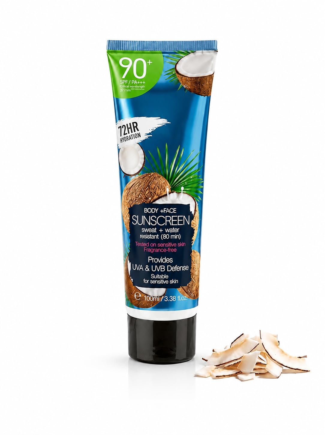 Hydrating Mineral Sunscreen SPF 90+ | Tinted, Non-Greasy Broad Spectrum | Infused with Ceramide III & Carrot Extracts | Lightweight, Water-Resistant & Paraben-Free Sun Cream (100Ml)-image-41
