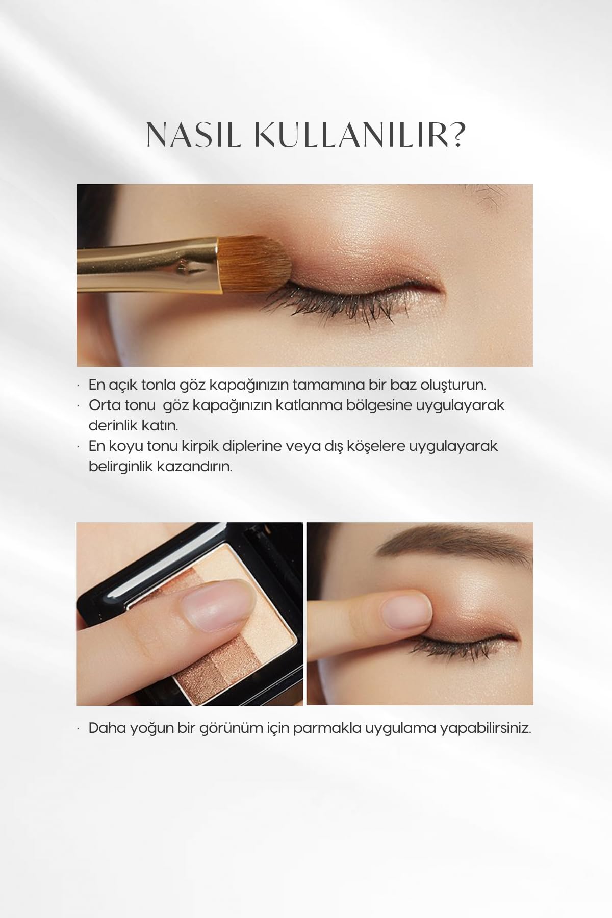 MISSHA Yumuşak Dokulu, Dökülme Yapmayan 3 Renkli Göz Farı Triple Shadow No.6 (MARSALA RED)