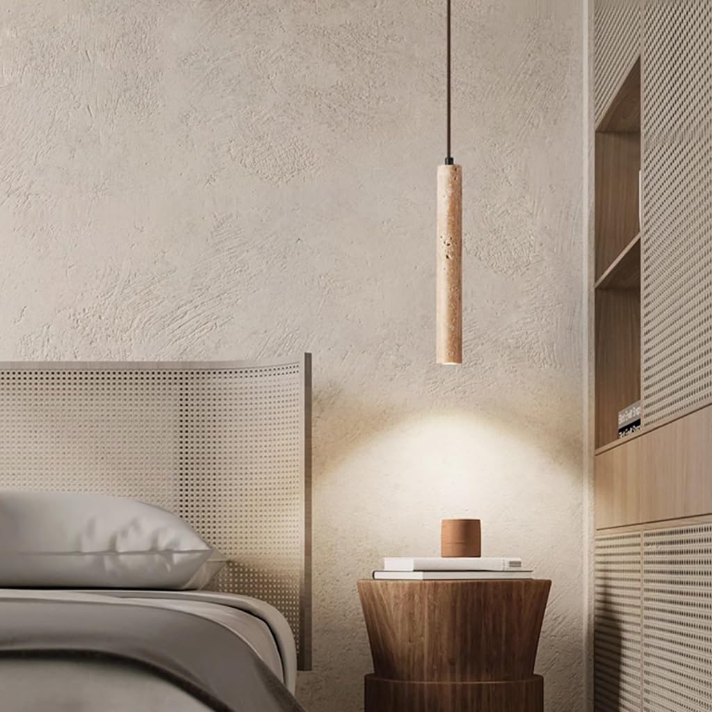 Retro Stil Pendelleuchten Gelbe Stein Pendelleuchten Kronleuchter Im Stil Wabi Sabi Dekorative Beleuchtung Pendellampe Verstellbare Pendelleuchte Für Schlafzimmer Flur Bar(2 Pack)