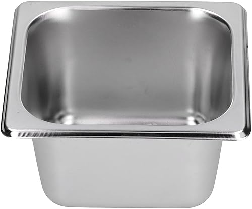 Miniatura 9 de Bandeja de hotel, sartén de vapor profundo antiatascos, bandeja de acero inoxidable para hotel, bandeja para servir, buffet, catering,