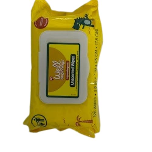 Miniatura 4 de Paquete de 5 toallitas hipoalergénicas sin perfume probadas por dermatólogos, sin fragancia, suaves y fuertes, 120 toallitas