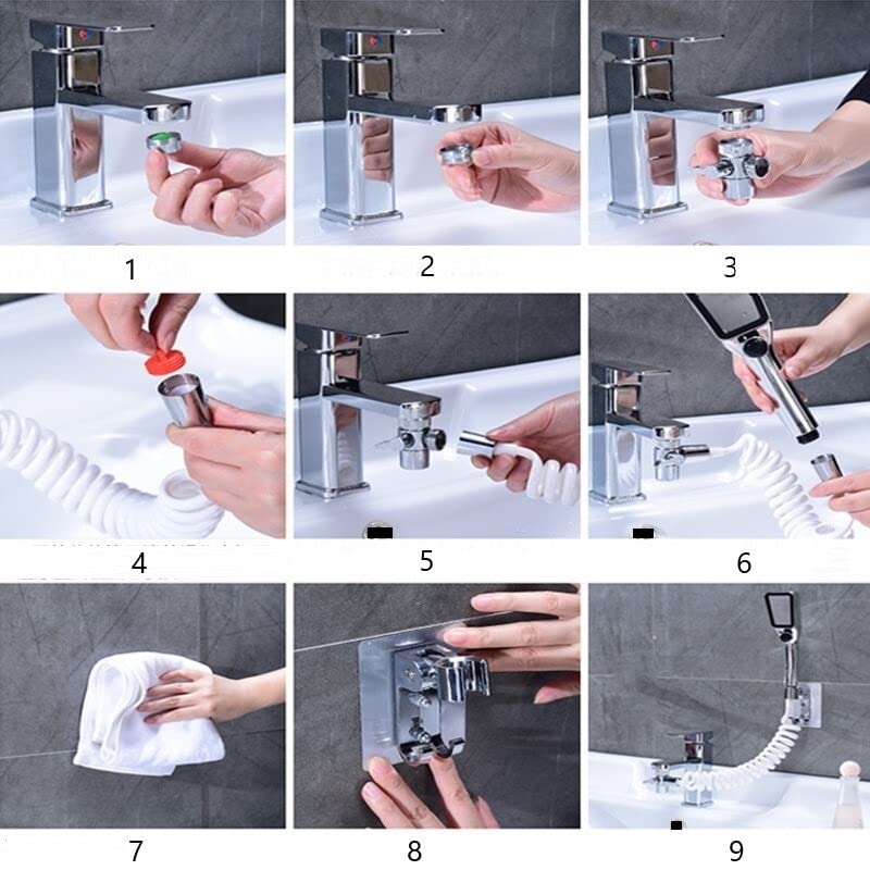 Séparateur évier M24 pour ajouter une douche de toilette sans fuite