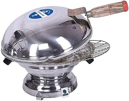 Archana Shilp Aluminum Gas Tandoor, Barbeque Griller/Bati/Pizza Maker, Multi Purpose Oven