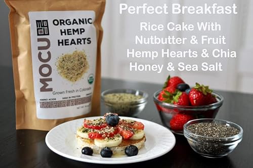 Miniatura 3 de Corazones de cáñamo cultivados en Estados Unidos (semillas de cáñamo cascarillas) | Almacenados en frío para preservar la nutrición | Crudos, sin