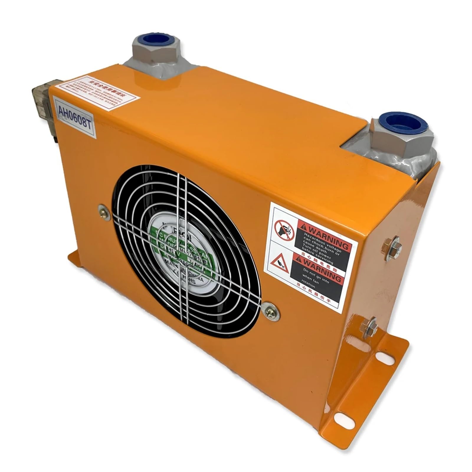 VCHICS Radiatore ad Aria Radiatore ad Olio AH0607T-CA AW0607T Radiatore raffreddato ad Aria Scambiatore di Calore Idraulico per Uso Fai da Te(12V)