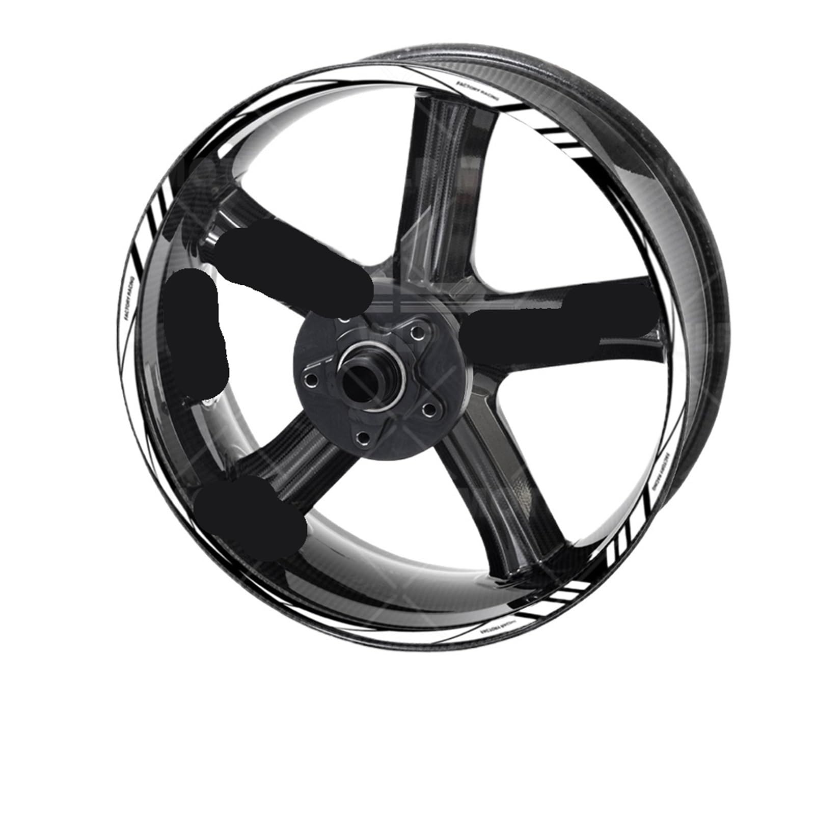 Naben-Aufkleber, reflektierend, Motorrad, Felge, Nabenband, Aufkleber, 30,5 cm, 33 cm, 35,6 cm, 38,1 cm, 40,6 cm, 43,2 cm, 45,7 cm, Dekorationsstreifenband (33 cm 04)