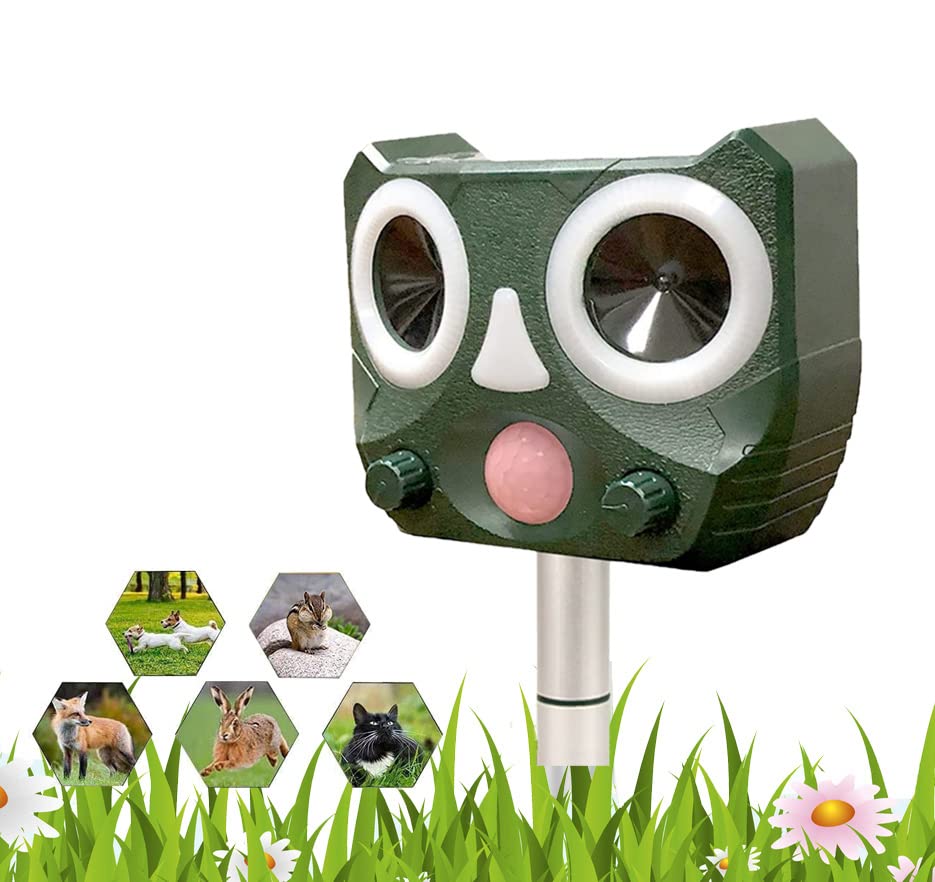 Repellente Ultrasuoni Gatti Solare IP66: Allontana Animali Efficace