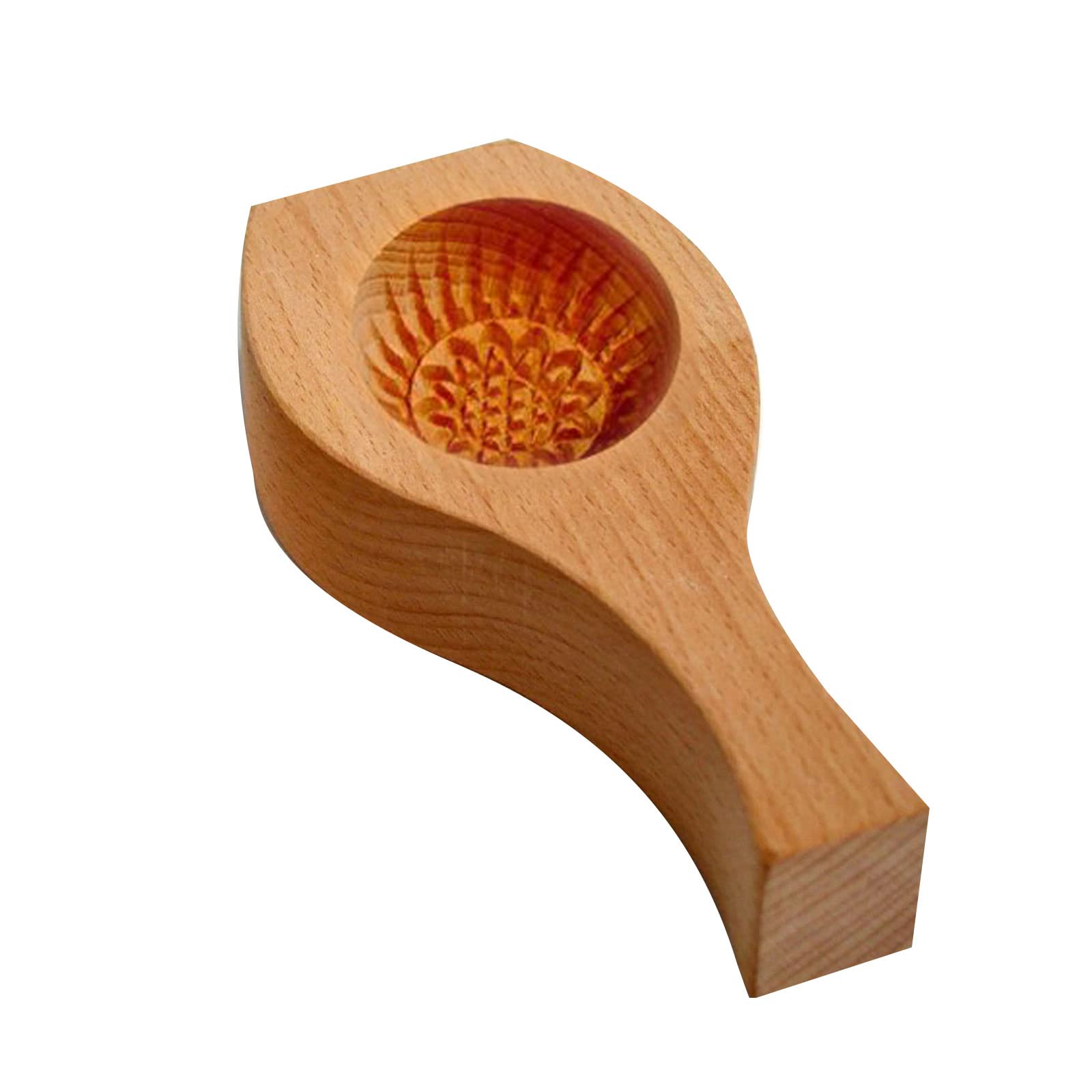 PEILINZE Mooncake Mould Wooden Baking Mold Flower Shape Chinese Traditional Mid-autumn Festival Mold
