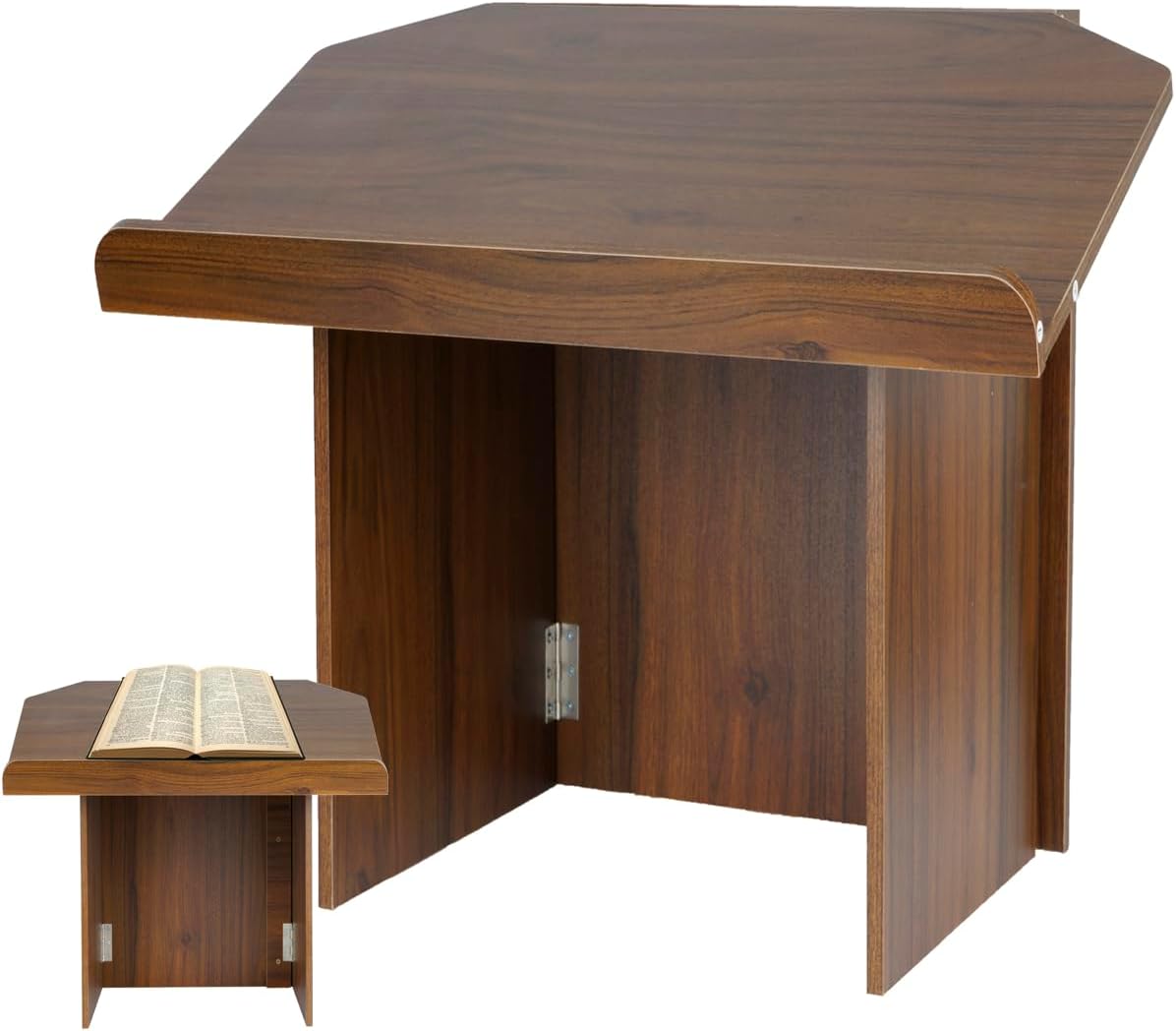 foriy Foldable Desktop Lectern Tabletop Podium Portable