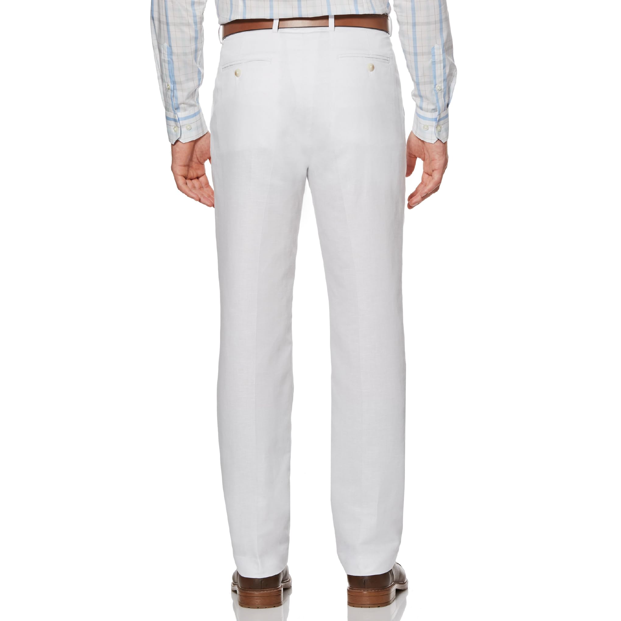 Perry Ellis - Linen Suit Pant, Pantaloni Eleganti Uomo