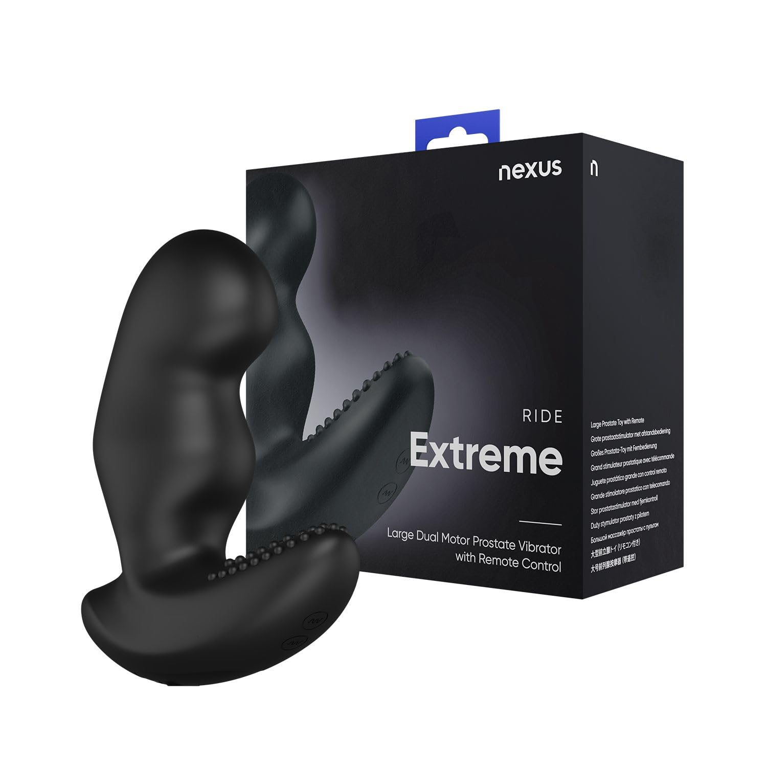 Nexus - Ride Extreme Dual Motor Remote Control Prostate Vibrator Black