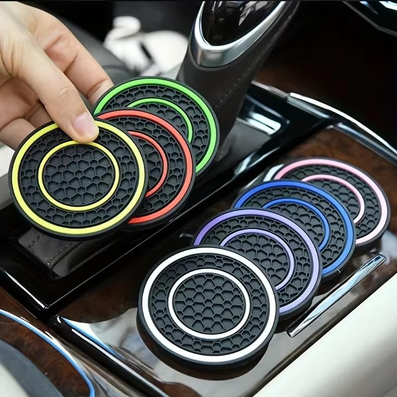 Posavasos universales para carro, 2.75 pulgadas, rojo miniatura 5