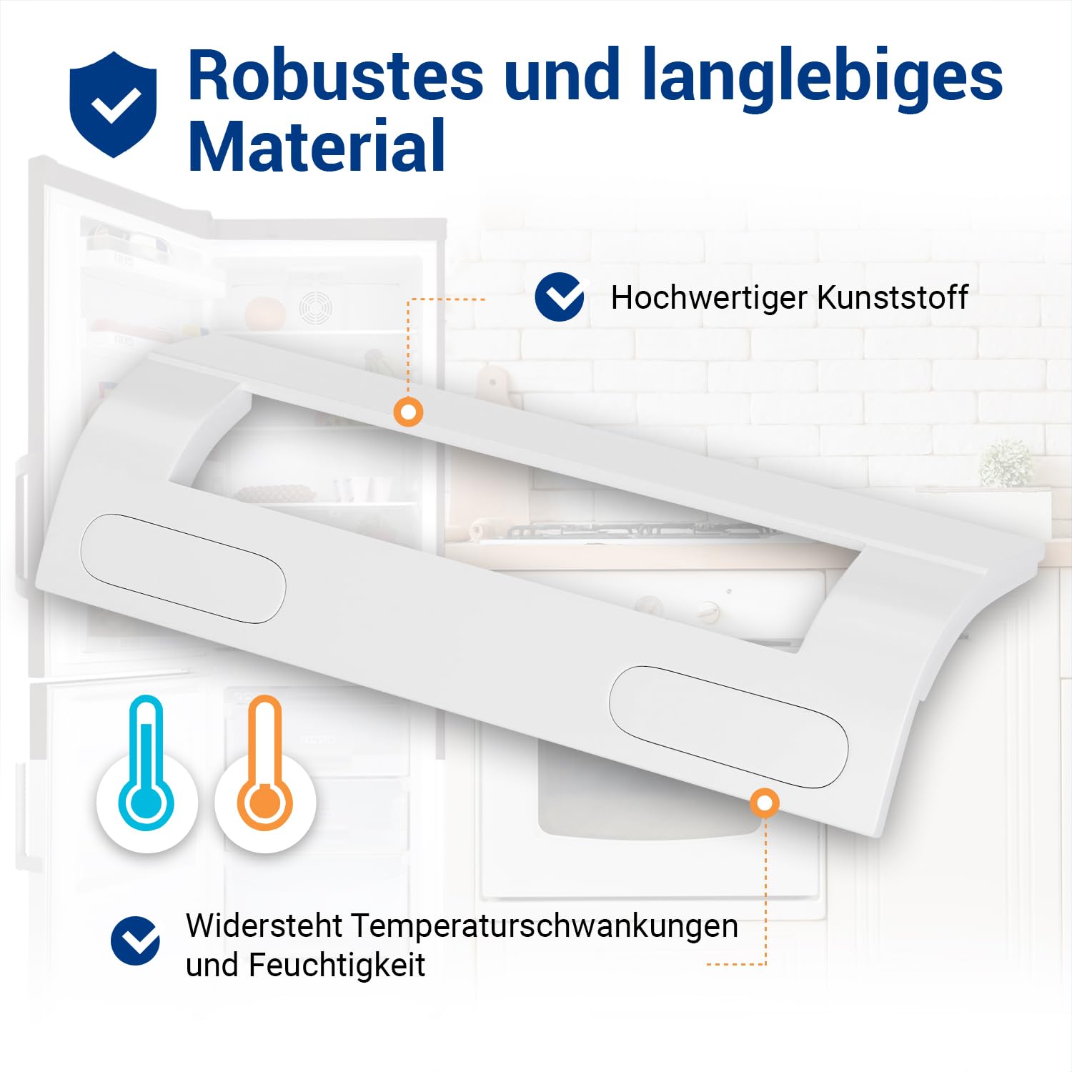 Maniglia Frigorifero Vioks.pro 200mm - Marrone Con Viti, Universale - Foto 8